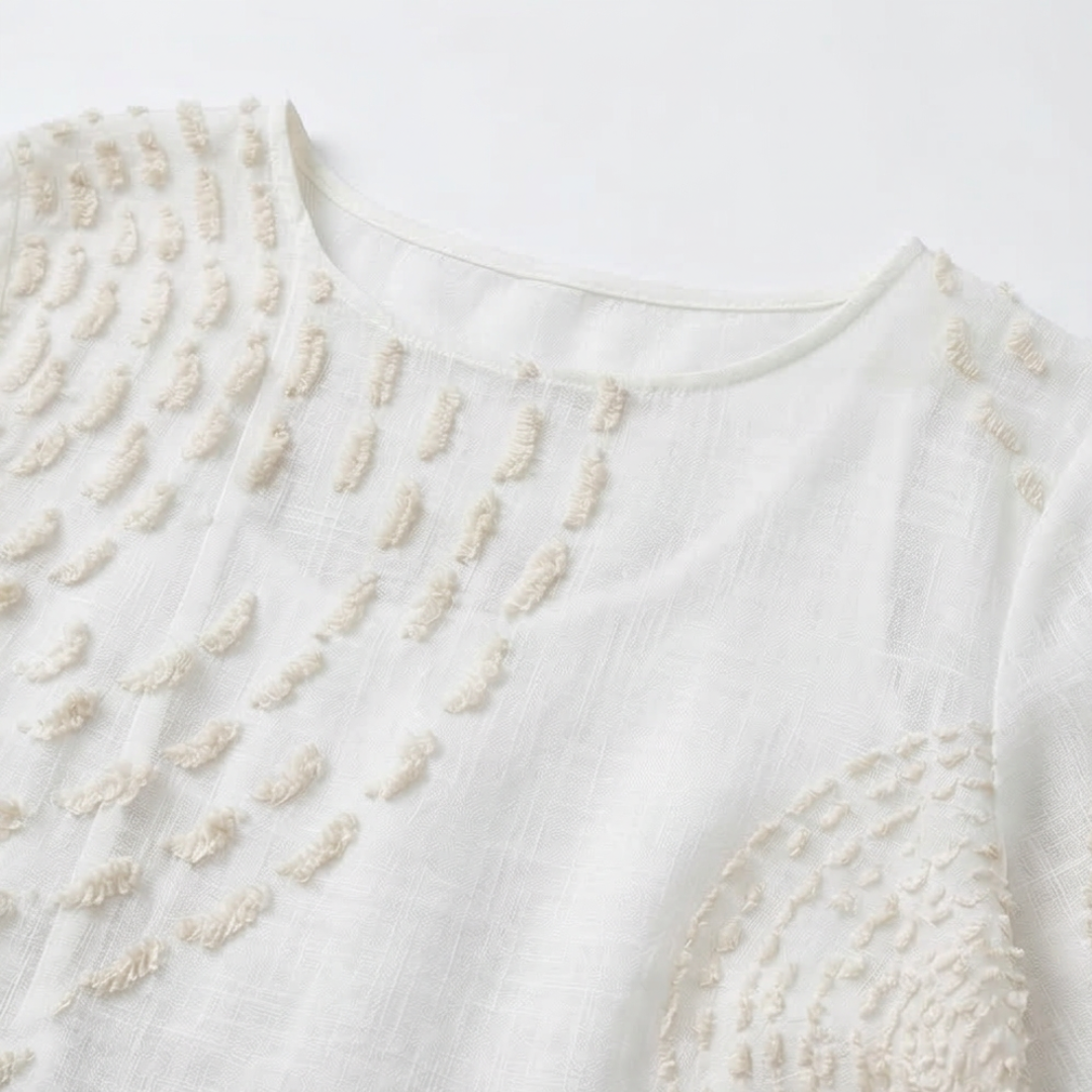 Anais - Casual Embroidered Dress