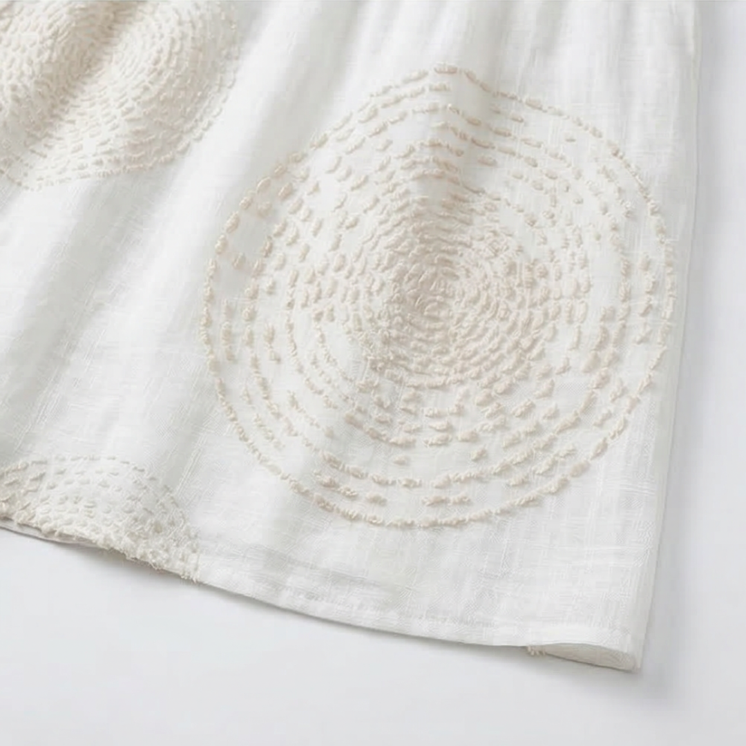 Anais - Casual Embroidered Dress