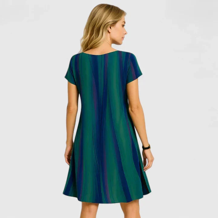 Paloma - Abstract Print Loose Sundress