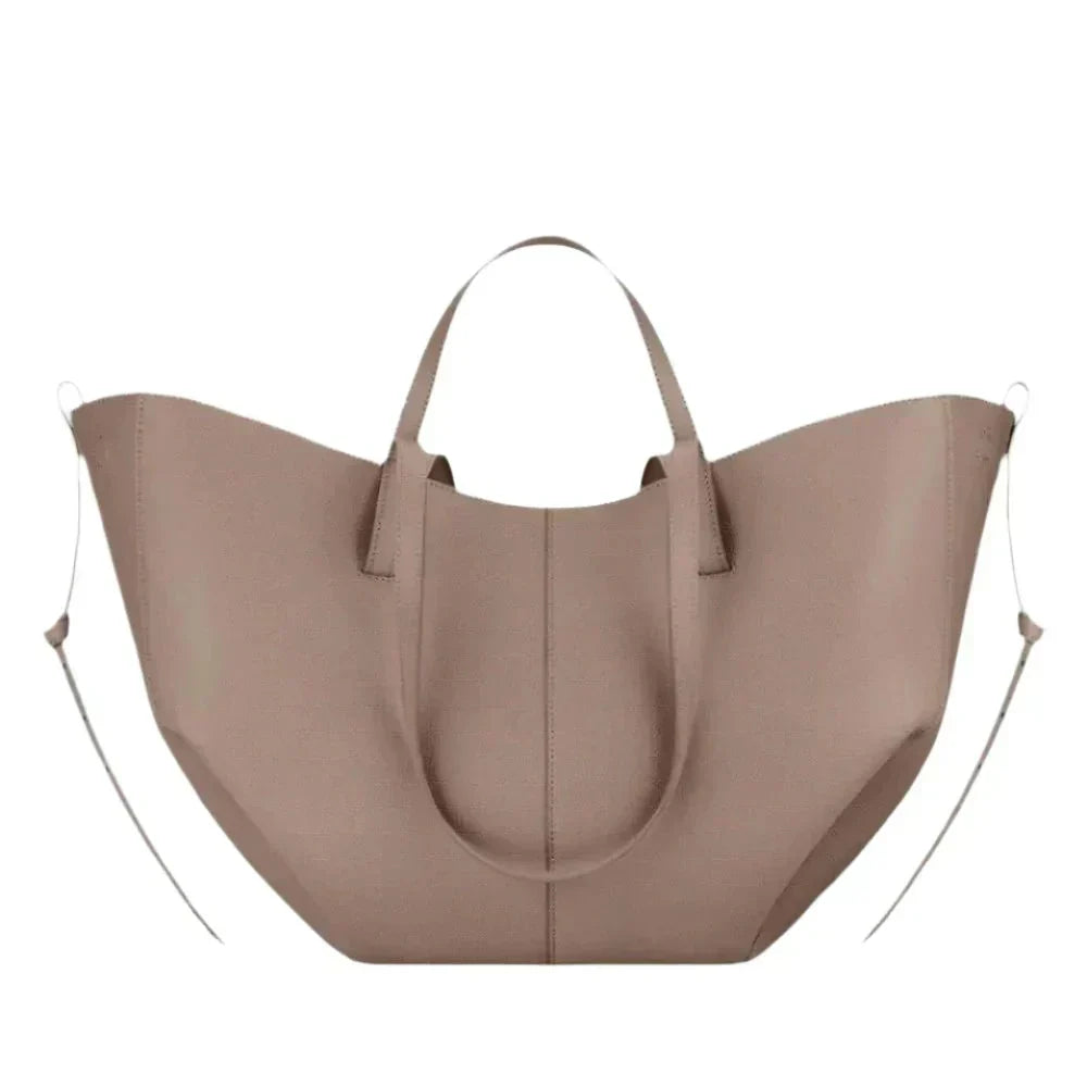Anemone elegant durable italian leather tote bag