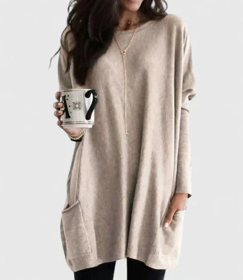 Amaryzeth | Pocket Casual Tunic Dress