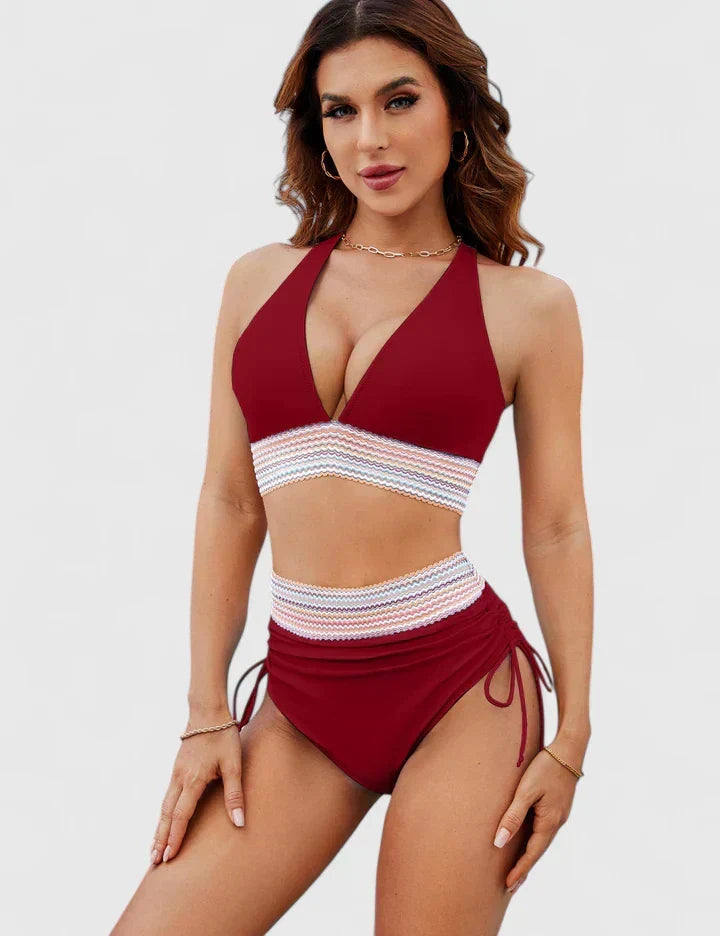 Enora - Elegant High-Rise Bikini Set
