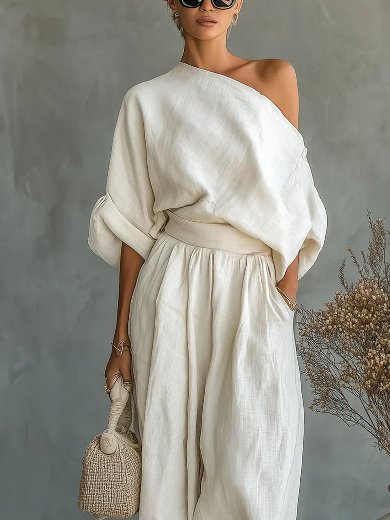 Mila - Off-Shoulder Two-Piece Set