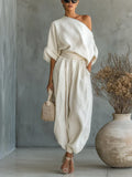 Mila - Off-Shoulder Two-Piece Set