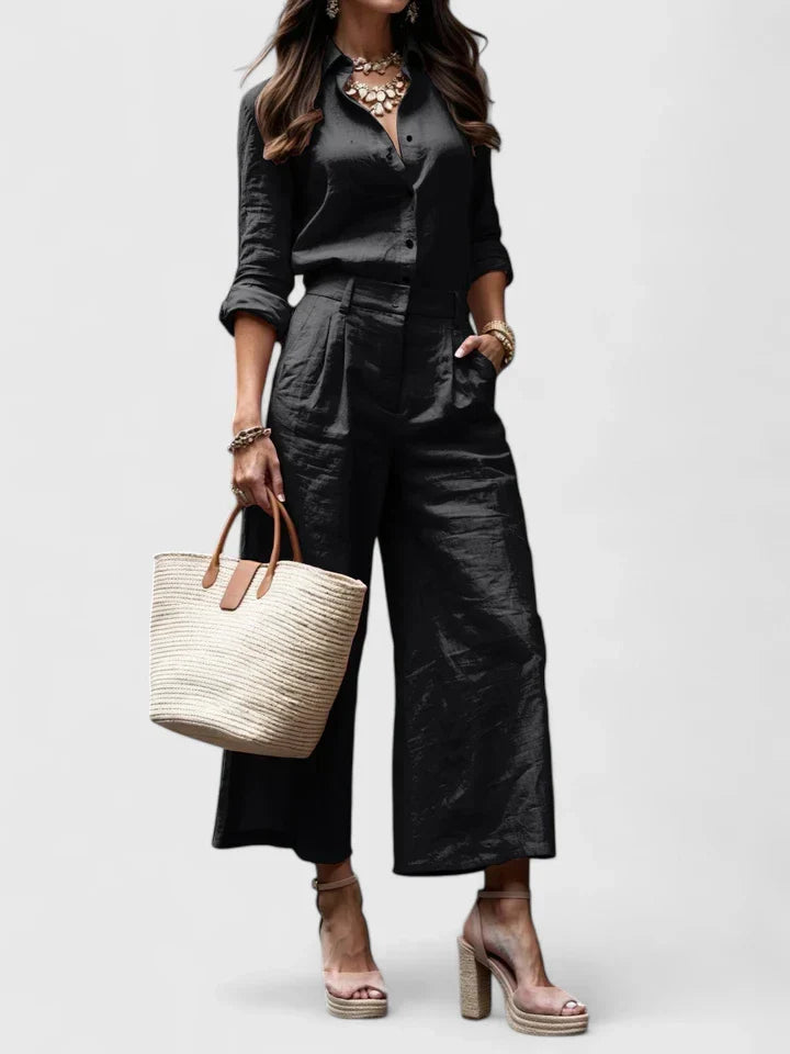 Zaryelle comfortable two-piece set for women