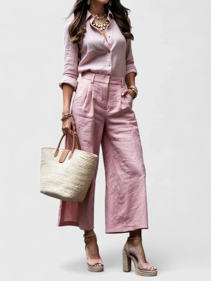 Zaryelle - Comfortable Two-Piece Set