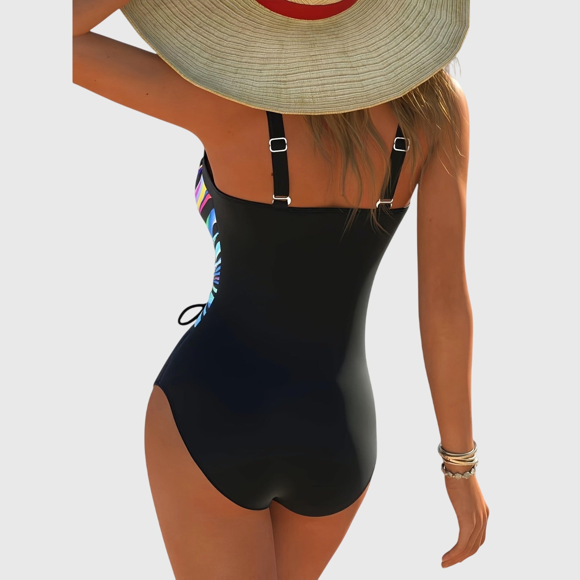 Nerea - Sculpting Cross-Front One-Piece Swimsuit
