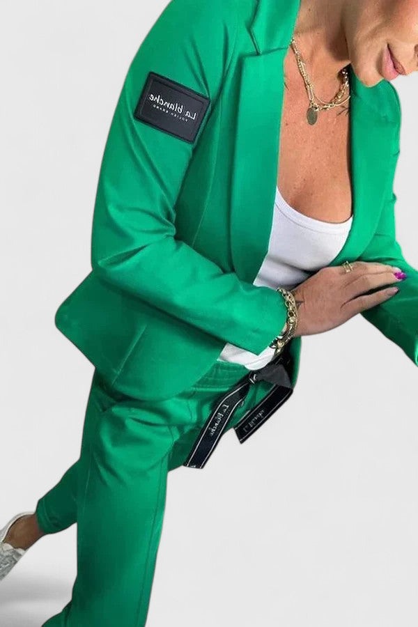 Kina - Elegant Blazer and Jogger Set