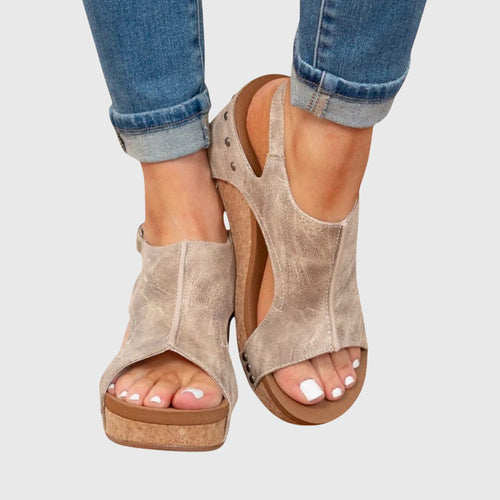 Adela - Wedge Sandals
