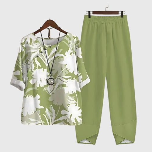 Alessia - Artistic Print Two-Piece Set