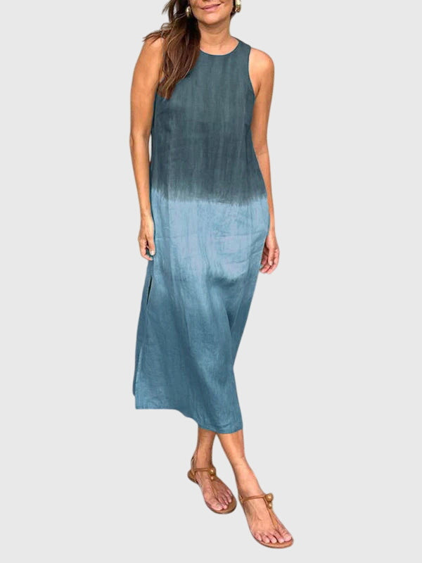 Mira | Gradient-Print Fluid Dress
