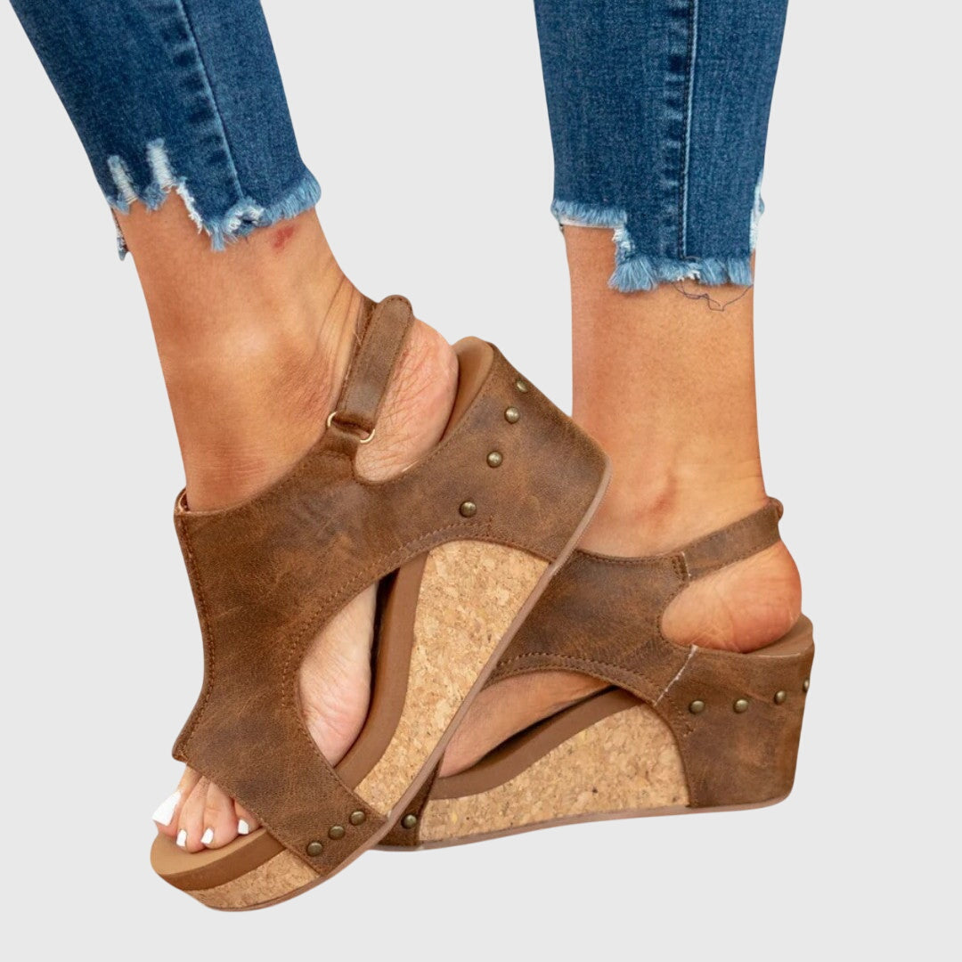 Adela - Wedge Sandals