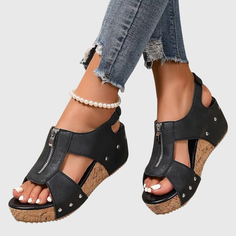 Styla - Zip Support Sandals