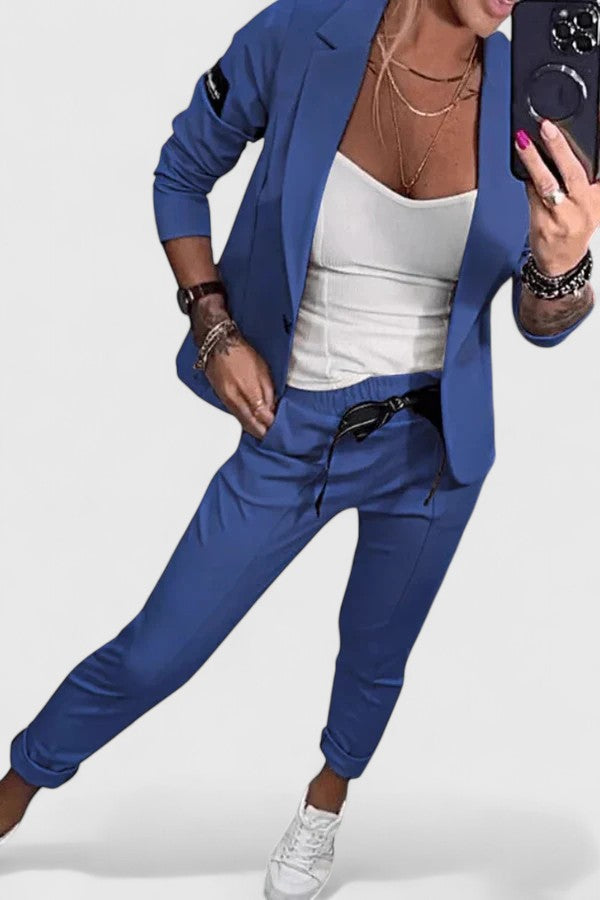 Kina - Elegant Blazer and Jogger Set