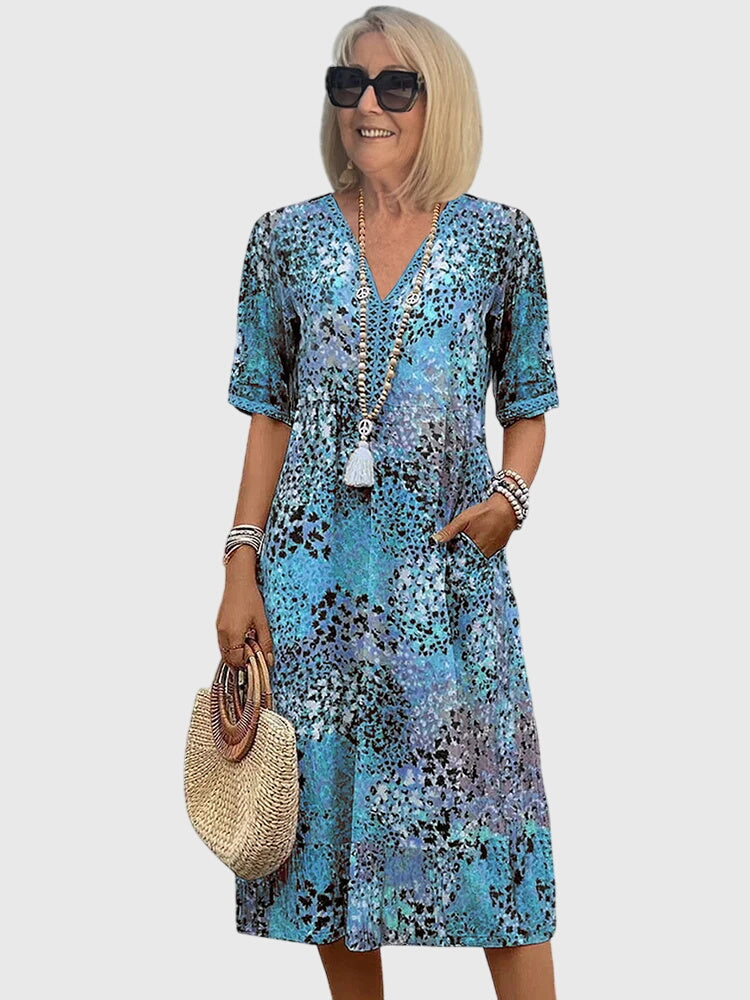 Yvonna - Floral Midi Dress