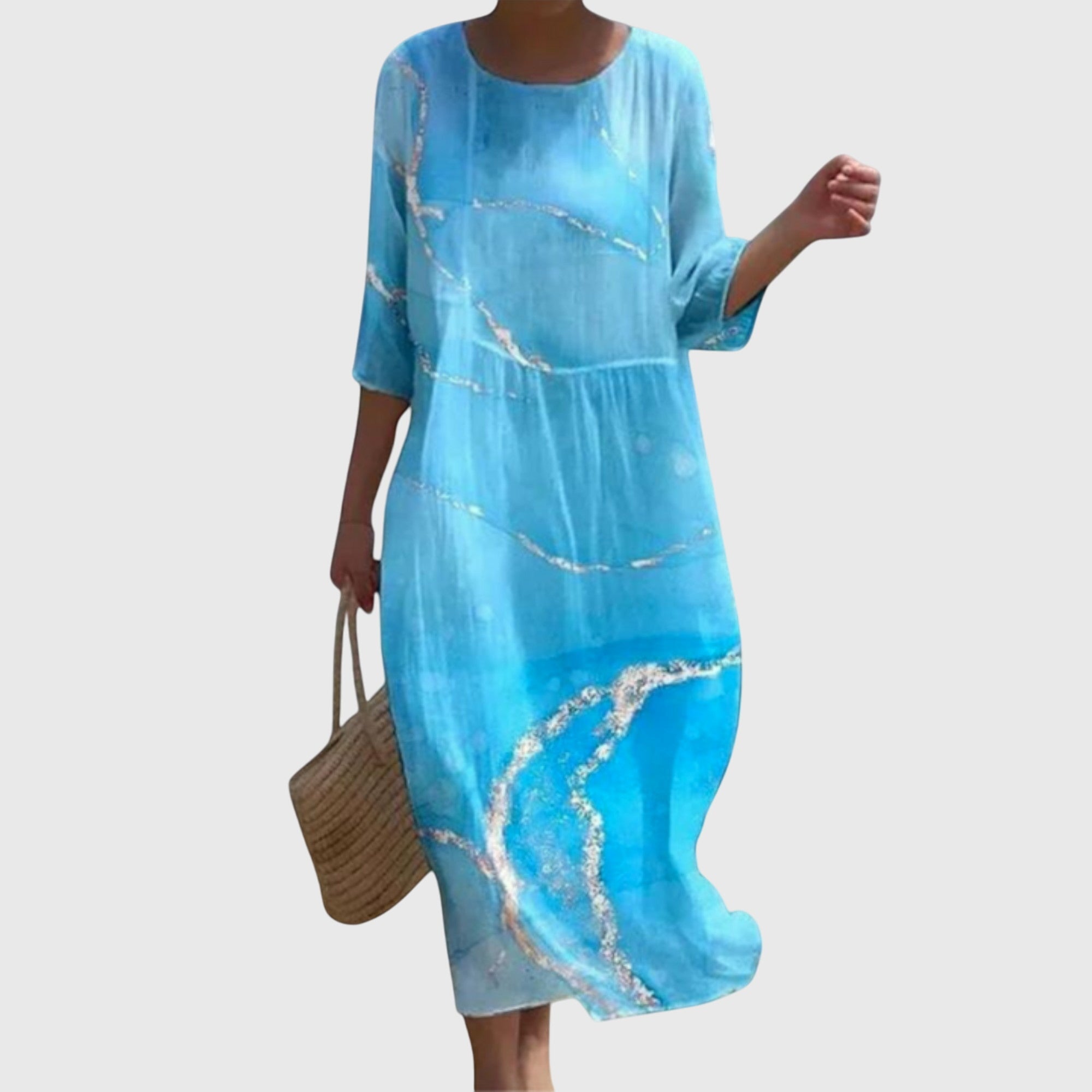 Martine Elegant Floral Maxi Dress
