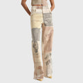 Elise high-waist wide-leg jeans with a stylish raw edge hem
