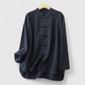 Clemence - Comfortable Knot-Closure Shirt