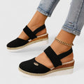 Maylien women gel cushioning sandals with shock-absorbing ergonomic soles