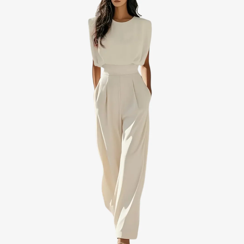 Ariadna belted jumpsuit for women