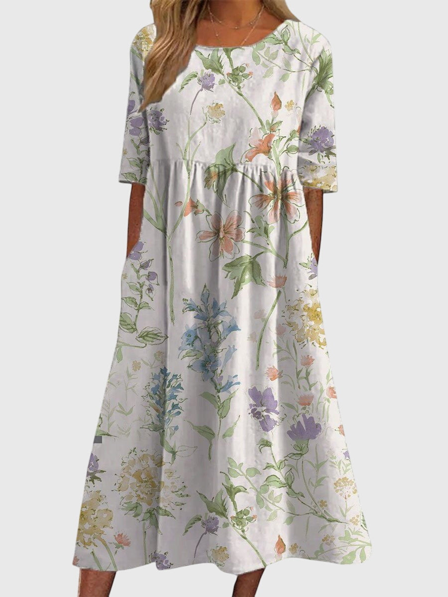 Djala | Embroidered Relaxed-Fit Dress