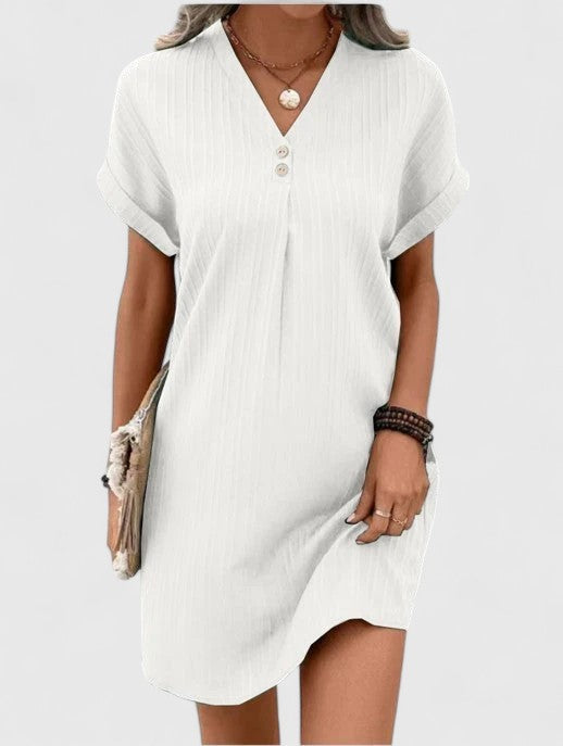Jeanne | Relaxed Draped Everyday Dress
