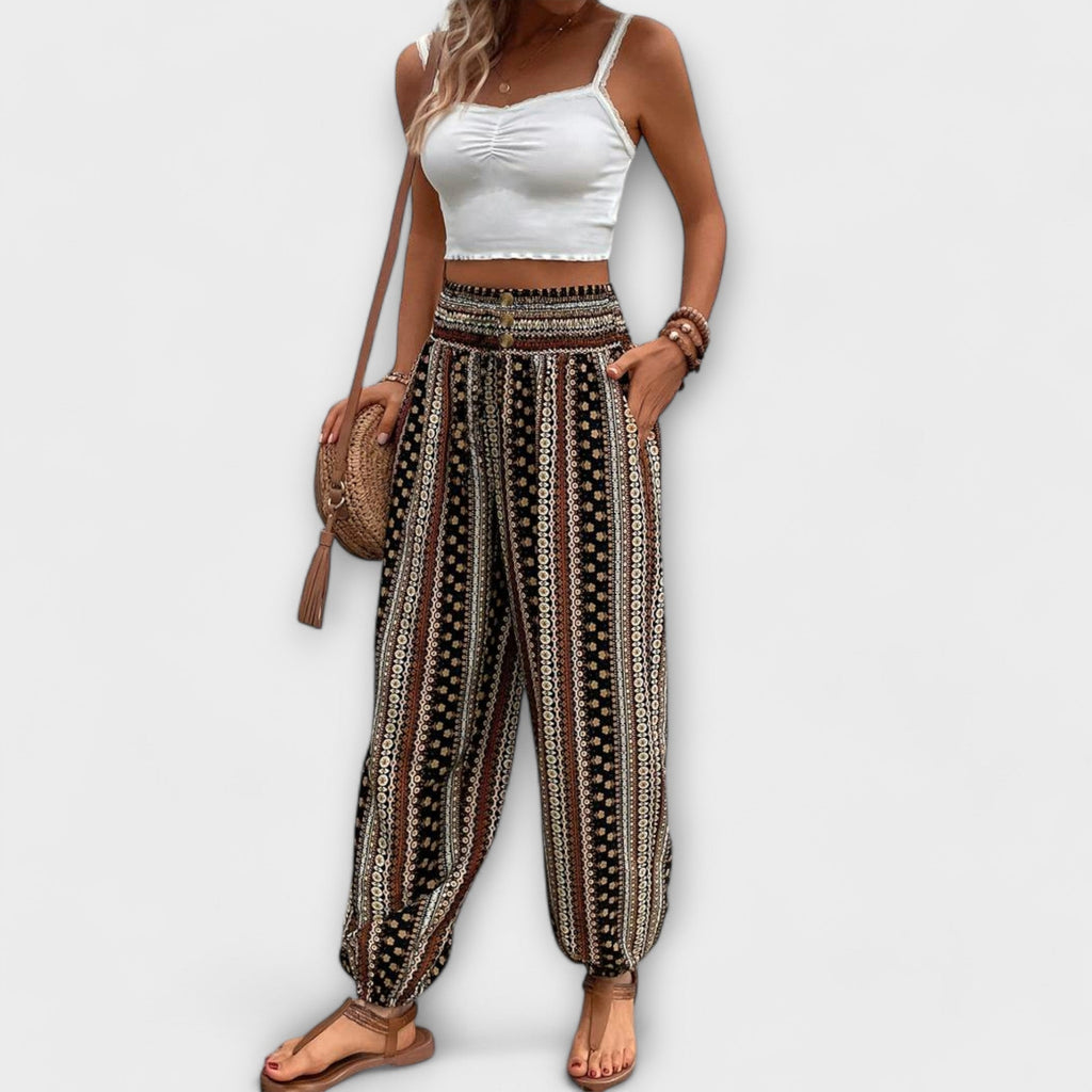 Elise - Ethnic Graphic Pants