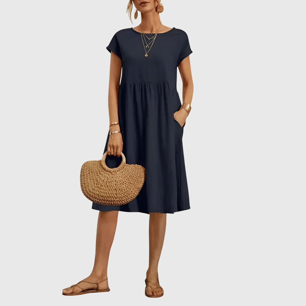 Isabelle | Spring Elegant Contour Dress