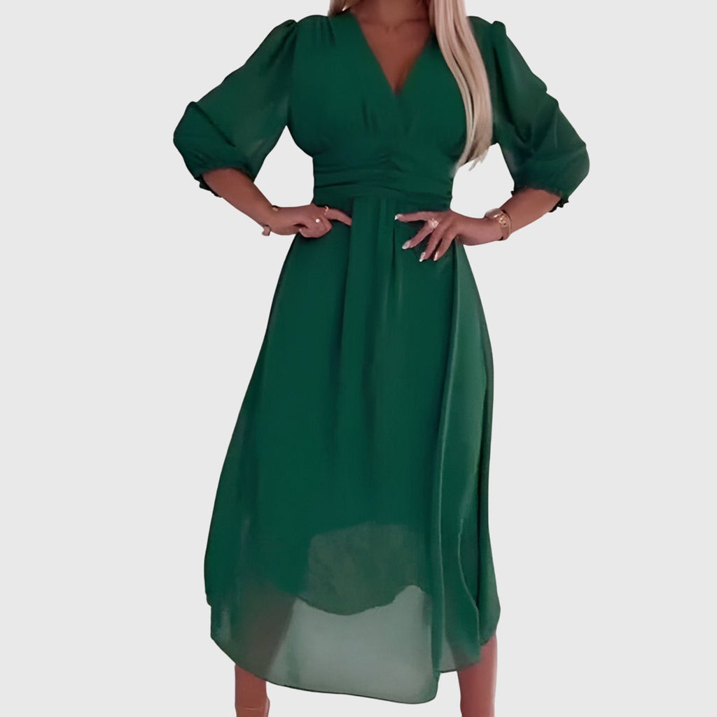 Penelope - Lightweight Silk Chiffon Dress
