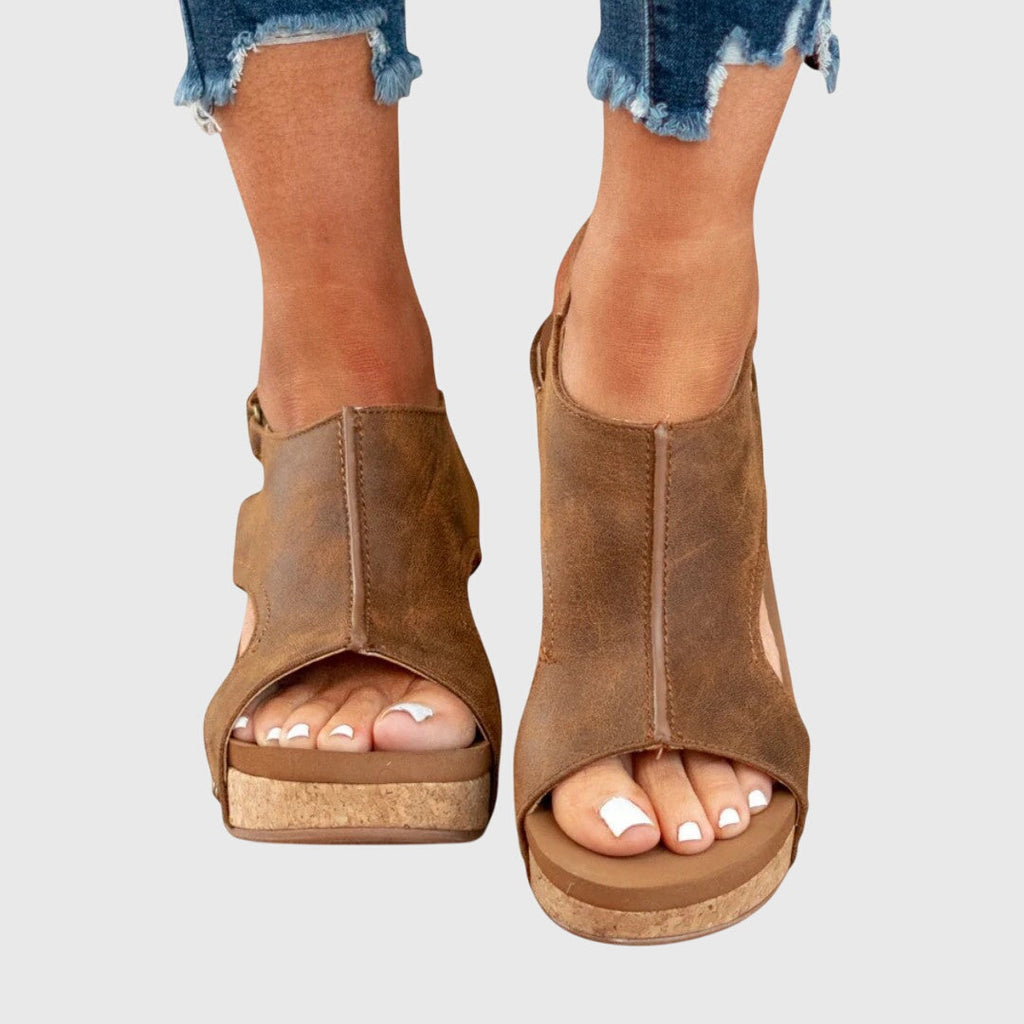 Adela - Wedge Sandals