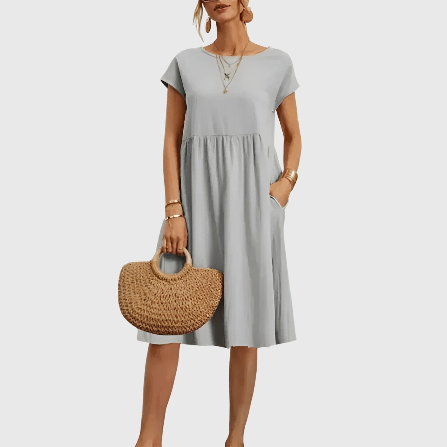 Isabelle | Spring Elegant Contour Dress