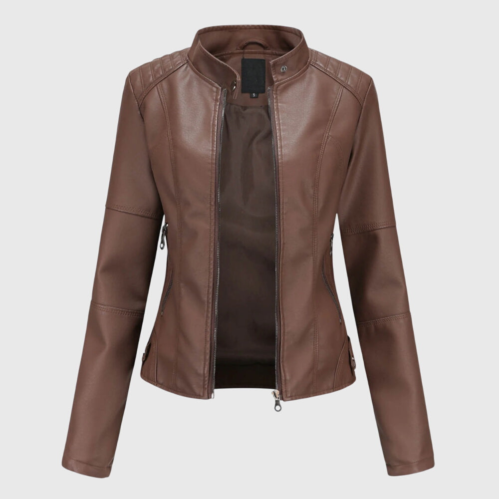 Giorgina - Elegant Leather Jacket