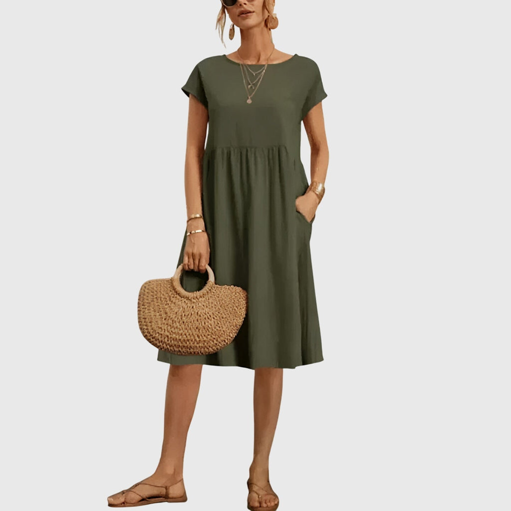 Isabelle | Spring Elegant Contour Dress