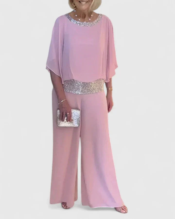 Trishane - Color Block Two-Piece Set