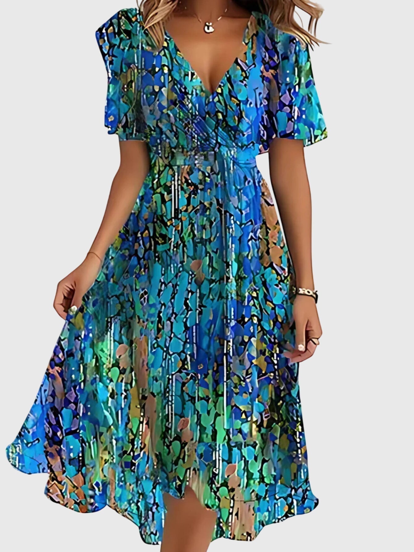Matilda - Boho-Chic Tummy-Coverage Sundress
