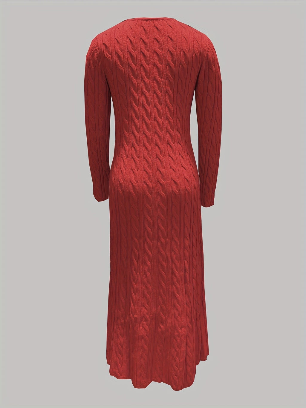 Evelyn | Cable Knit Maxi Dress