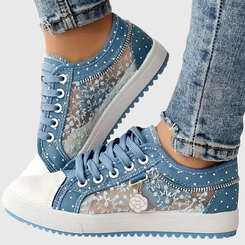 Anais wide toe box comfort sneakers with padded shock-absorbing soles