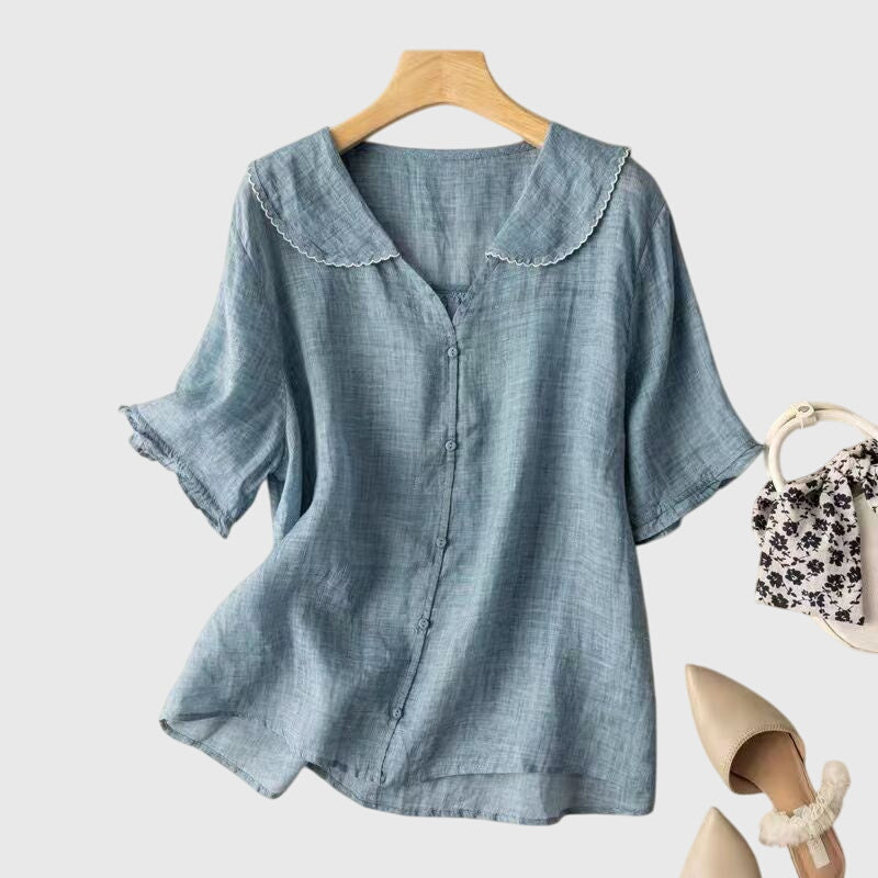 Élise - Straight-Cut Everyday Classic Shirt
