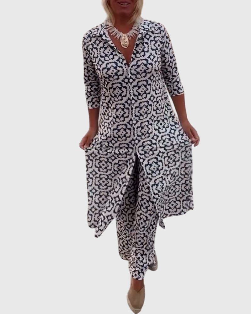 Gabriella vintage elegant two-piece set