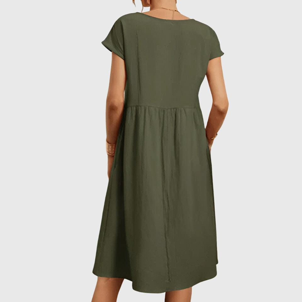 Isabelle | Spring Elegant Contour Dress