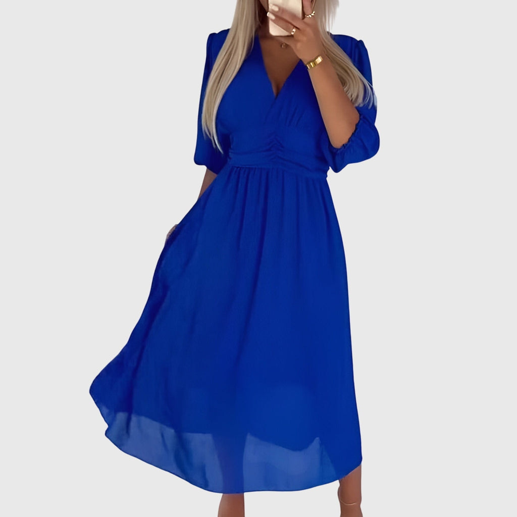 Penelope - Lightweight Silk Chiffon Dress