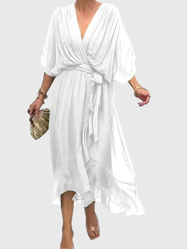 Bethany - Elegant V-Neck Dress