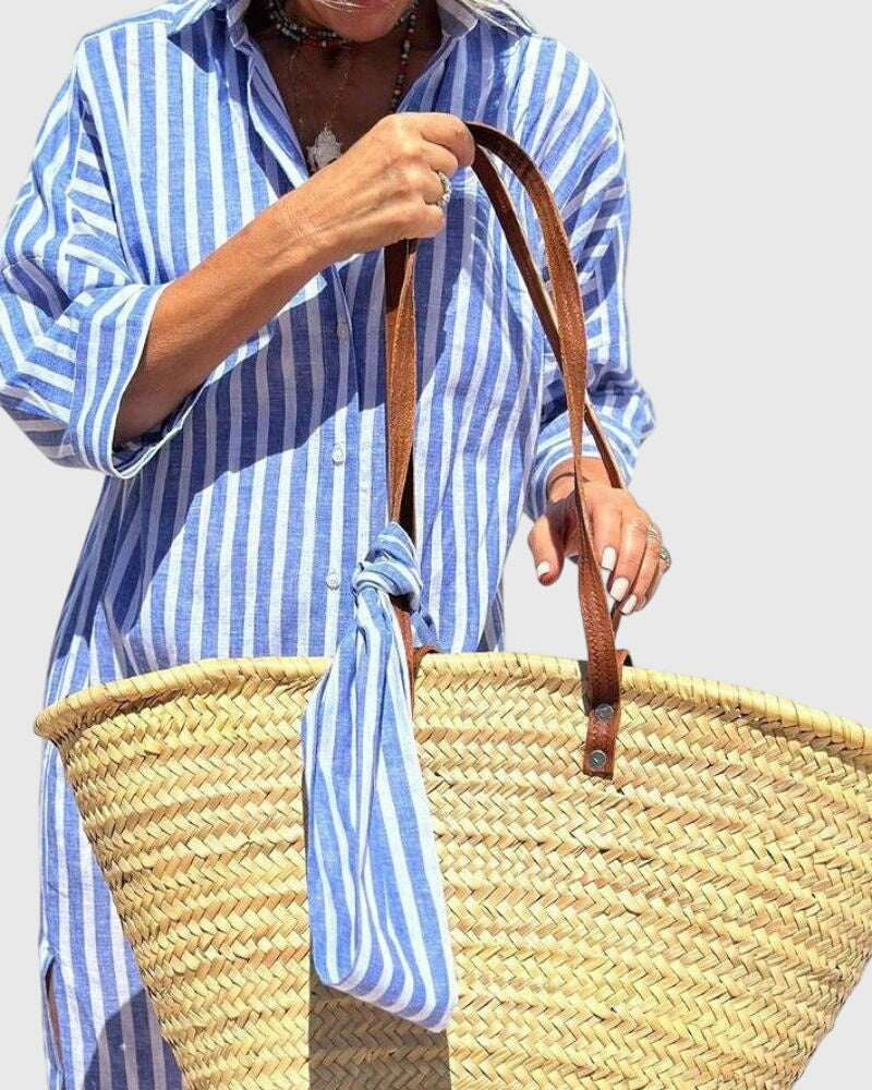Clara - Classic Striped Dress
