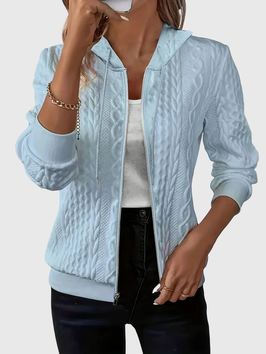 Lena - Zip-Up Hoodie