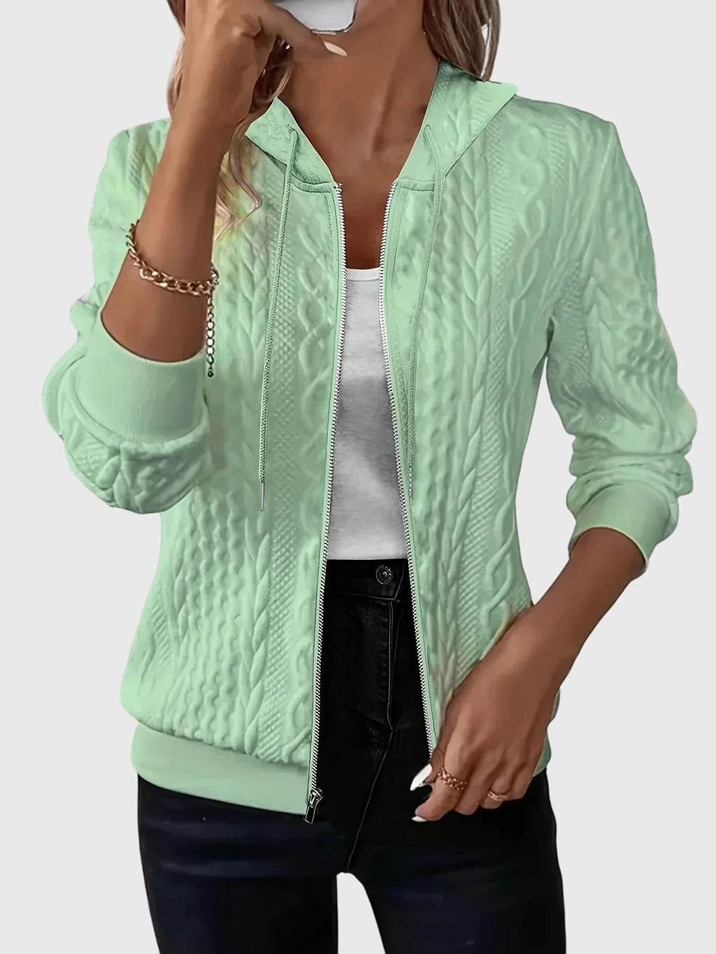 Lena - Zip-Up Hoodie