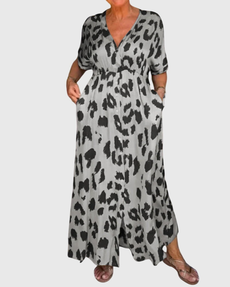 Elizabeth - Breathable Layered Short-Sleeve Dress