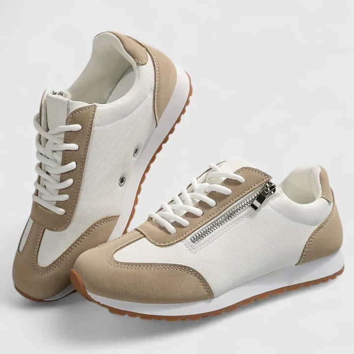Camille height support walking shoes with supportive rigid heel counter