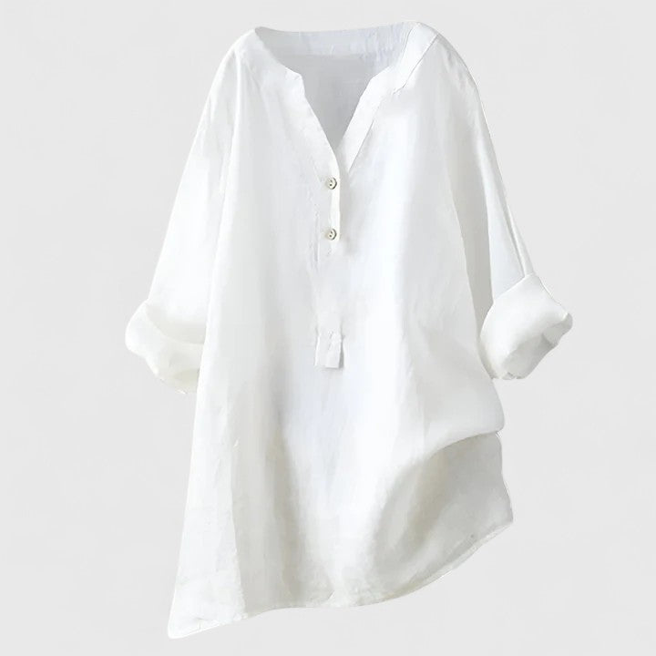 Eleonore elegant button shirt with roll up sleeves