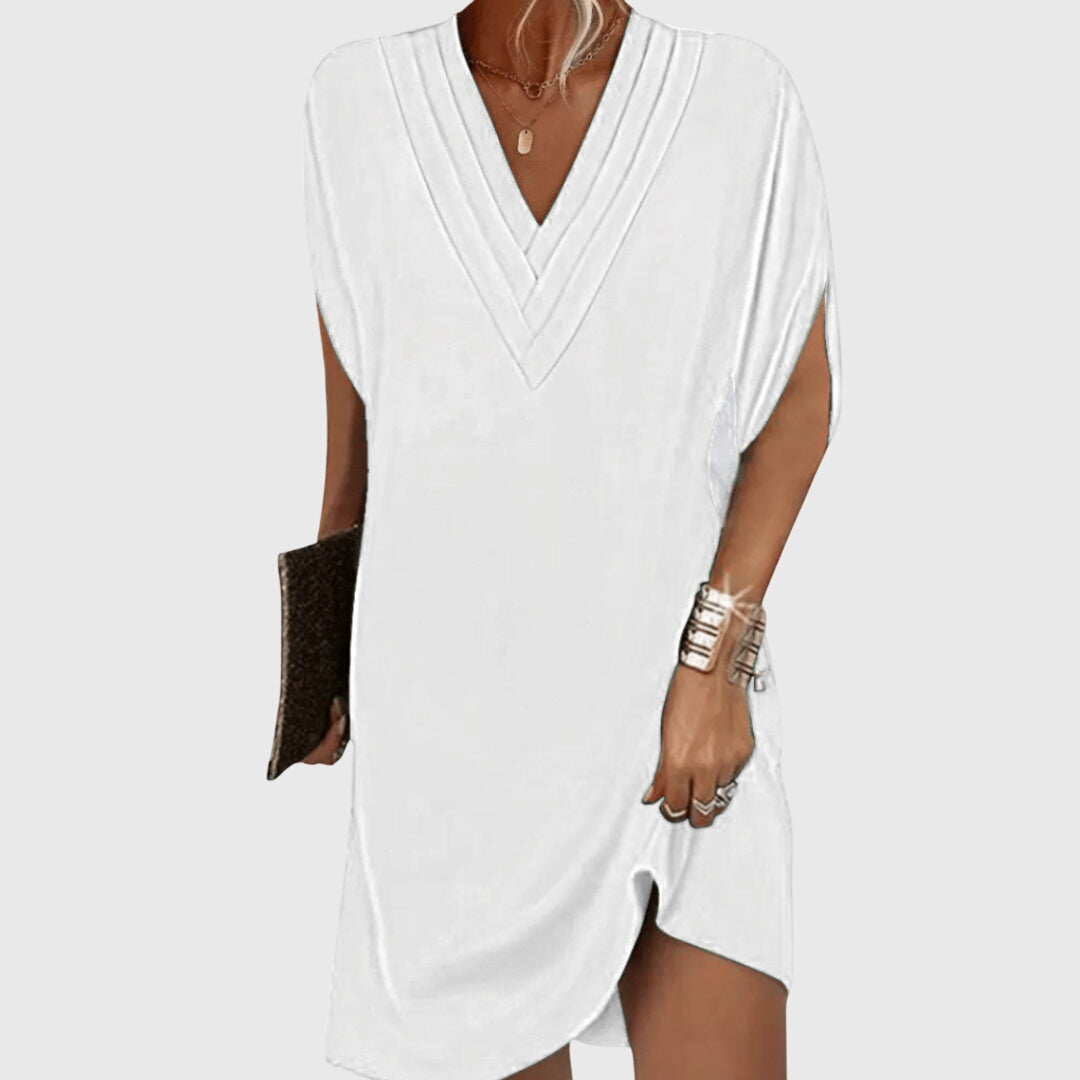 Christine | Tummy-Control Draped Dress