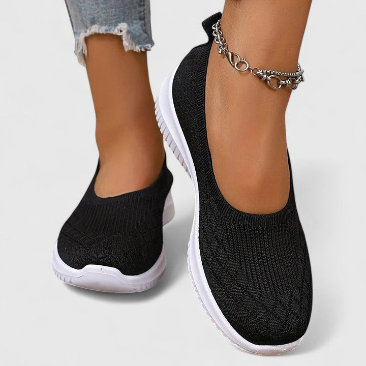 Camille - Elastic Slip-On Walking Shoes